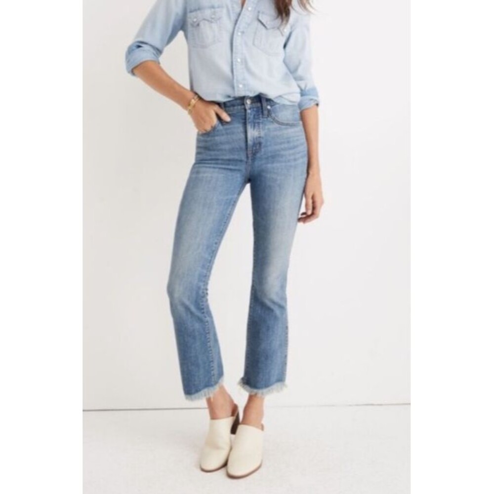 Madewell Light Wash Cropped Ankle Jeans